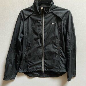 Nike Kids Lightweight Running Warm Up Zip Up Jacket Black Sz M 8-10